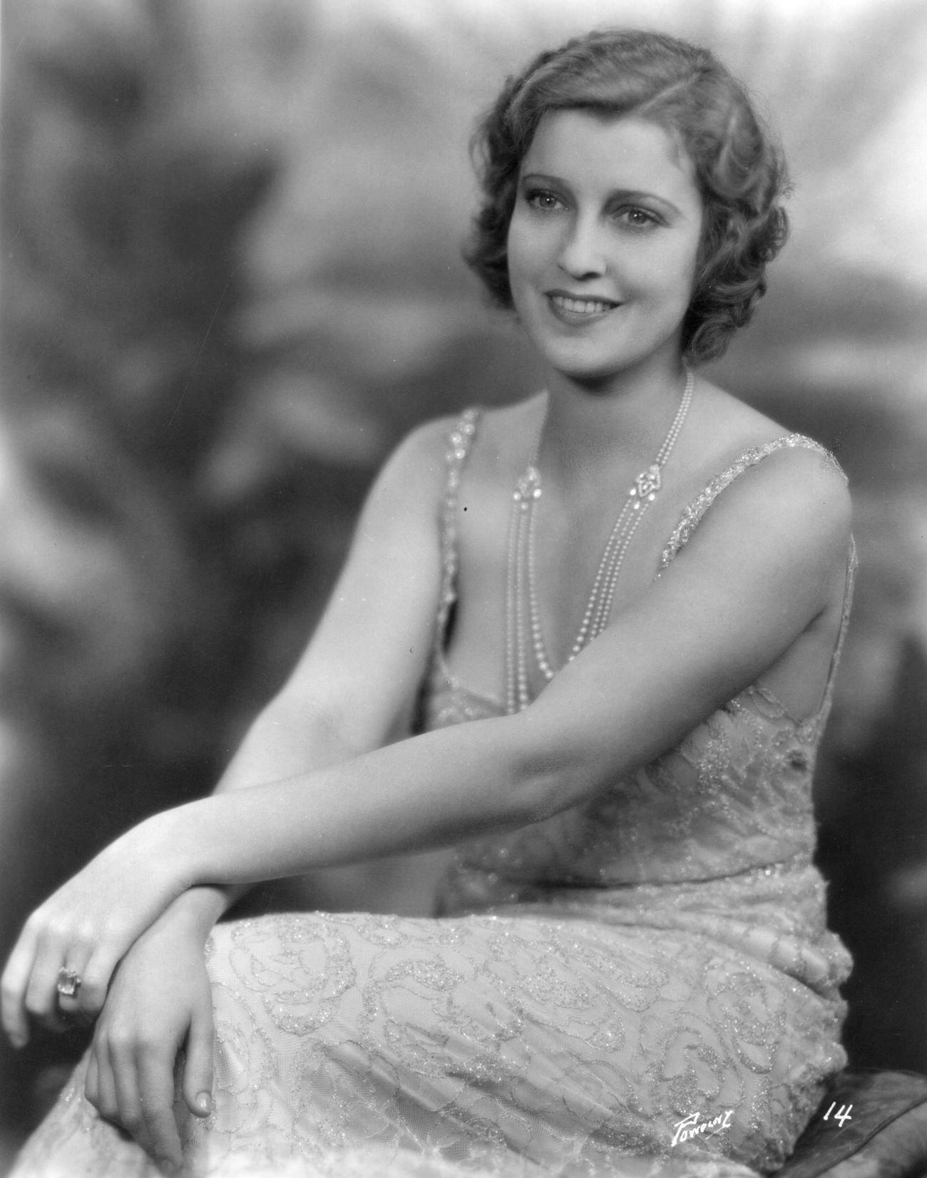 Jeanette Macdonald, American Concert Singer, Circa 1930.