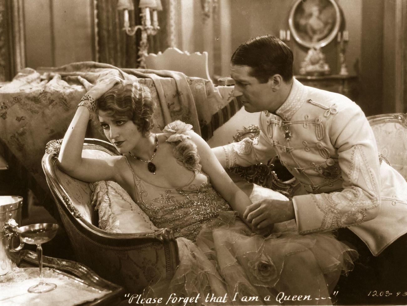 Maurice Chevalier And Jeanette Macdonald In 'Love Parade', Circa 1929.