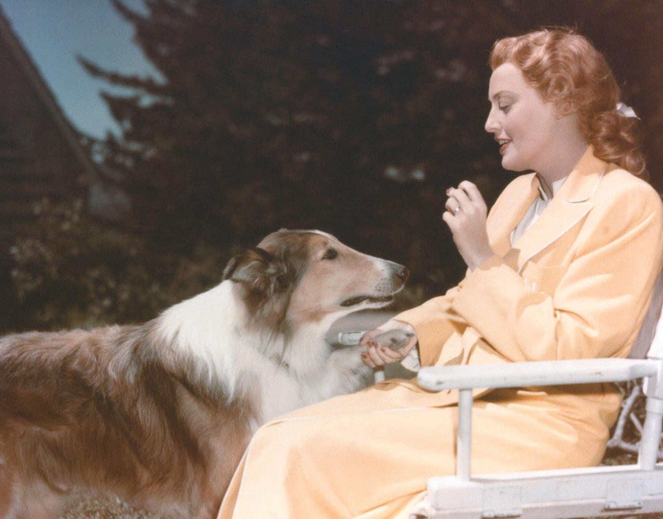 Jeanette Macdonald In 'The Sun Comes Up', 1949.