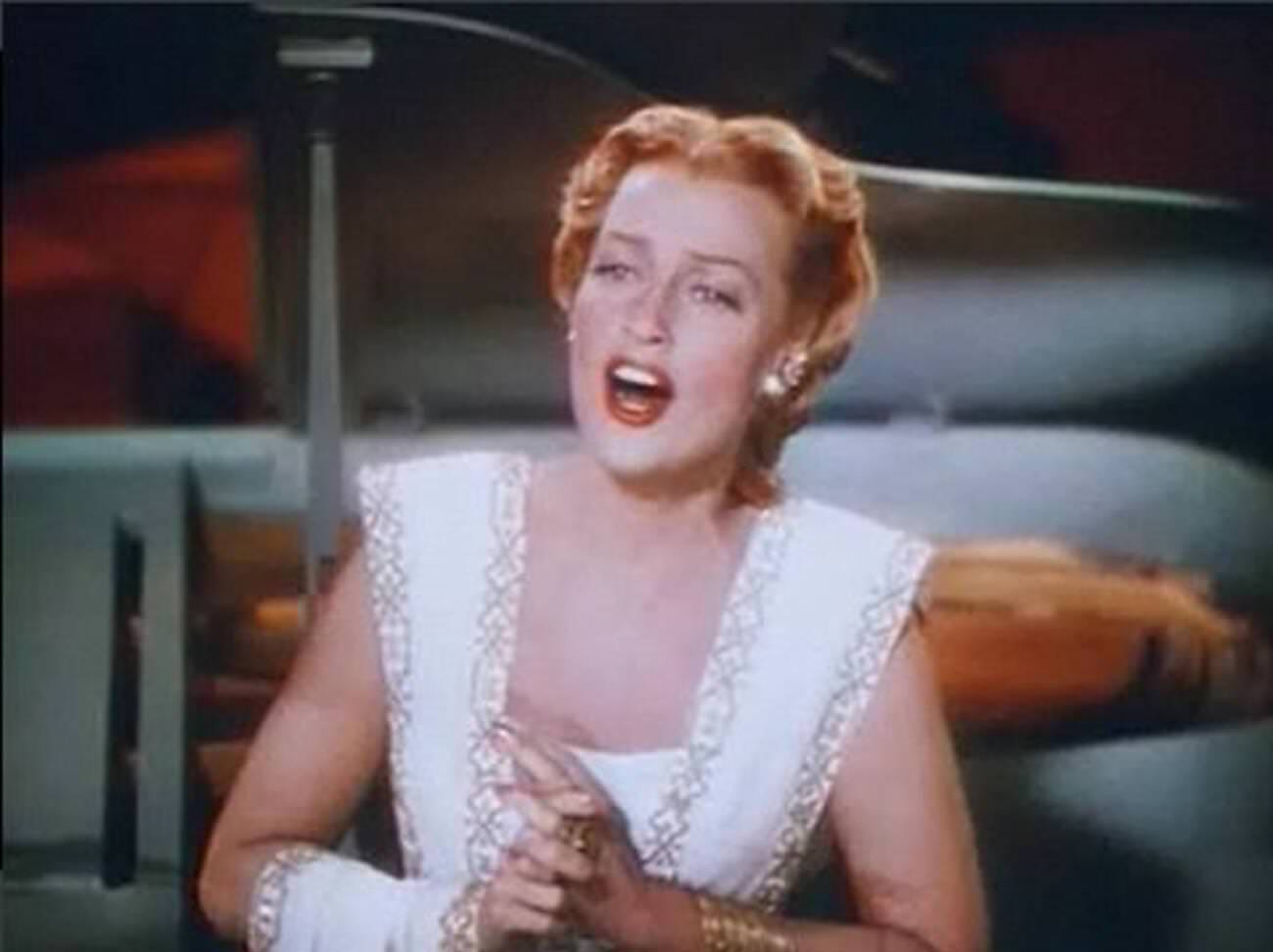 Jeanette Macdonald In 'Three Daring Daughters' Trailer, Date Unspecified.