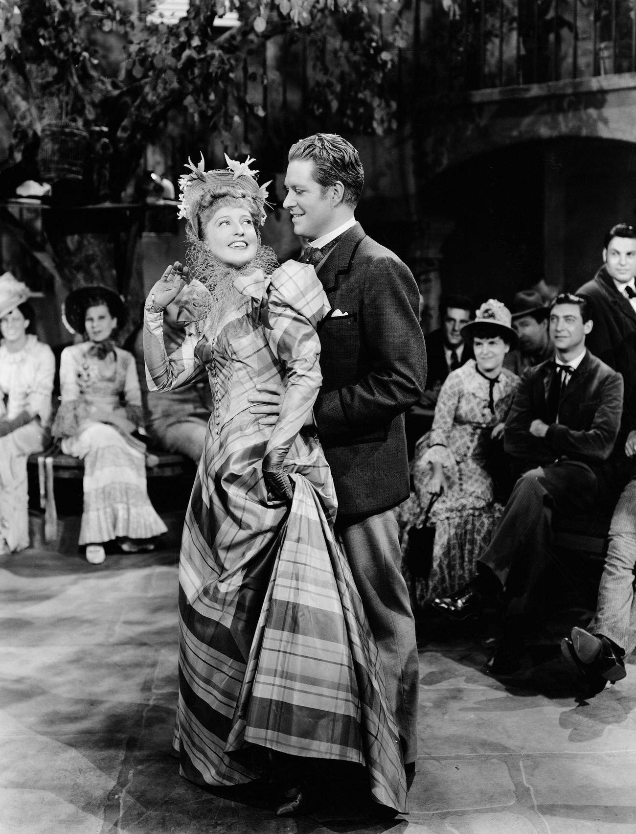 Jeanette Macdonald And Nelson Eddy As Sarah Millick/Sari Linden And Carl Linden In 'Bitter Sweet,' 1940.