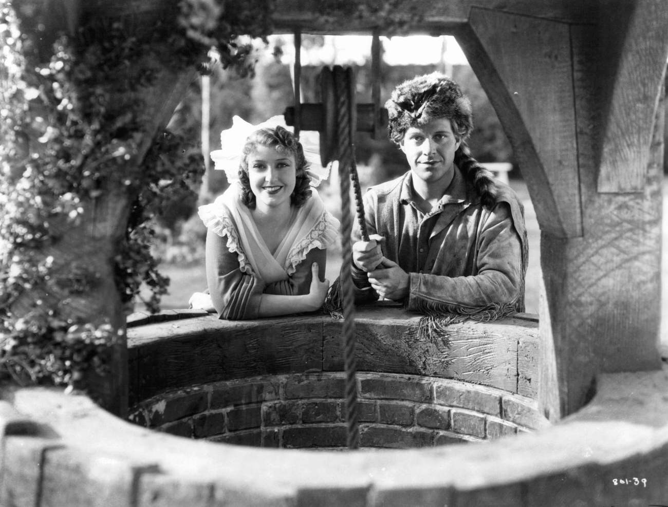 Jeanette Macdonald And Nelson Eddy Smiling In A Scene From 'Naughty Marietta,' 1935.