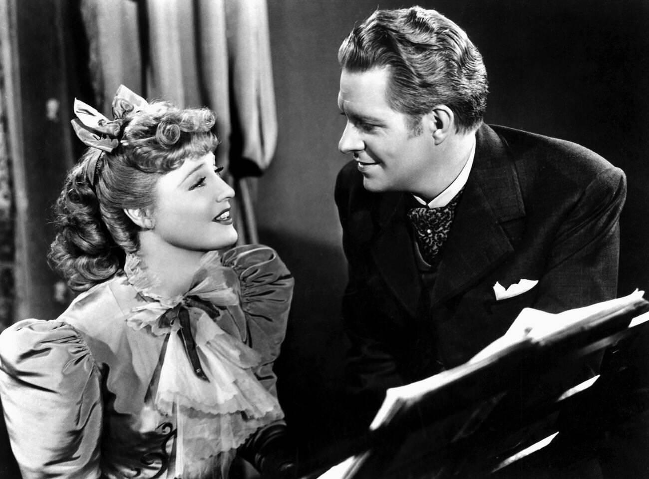 Jeanette Macdonald And Nelson Eddy In &Amp;Quot;Bitter Sweet,&Amp;Quot; 1940.