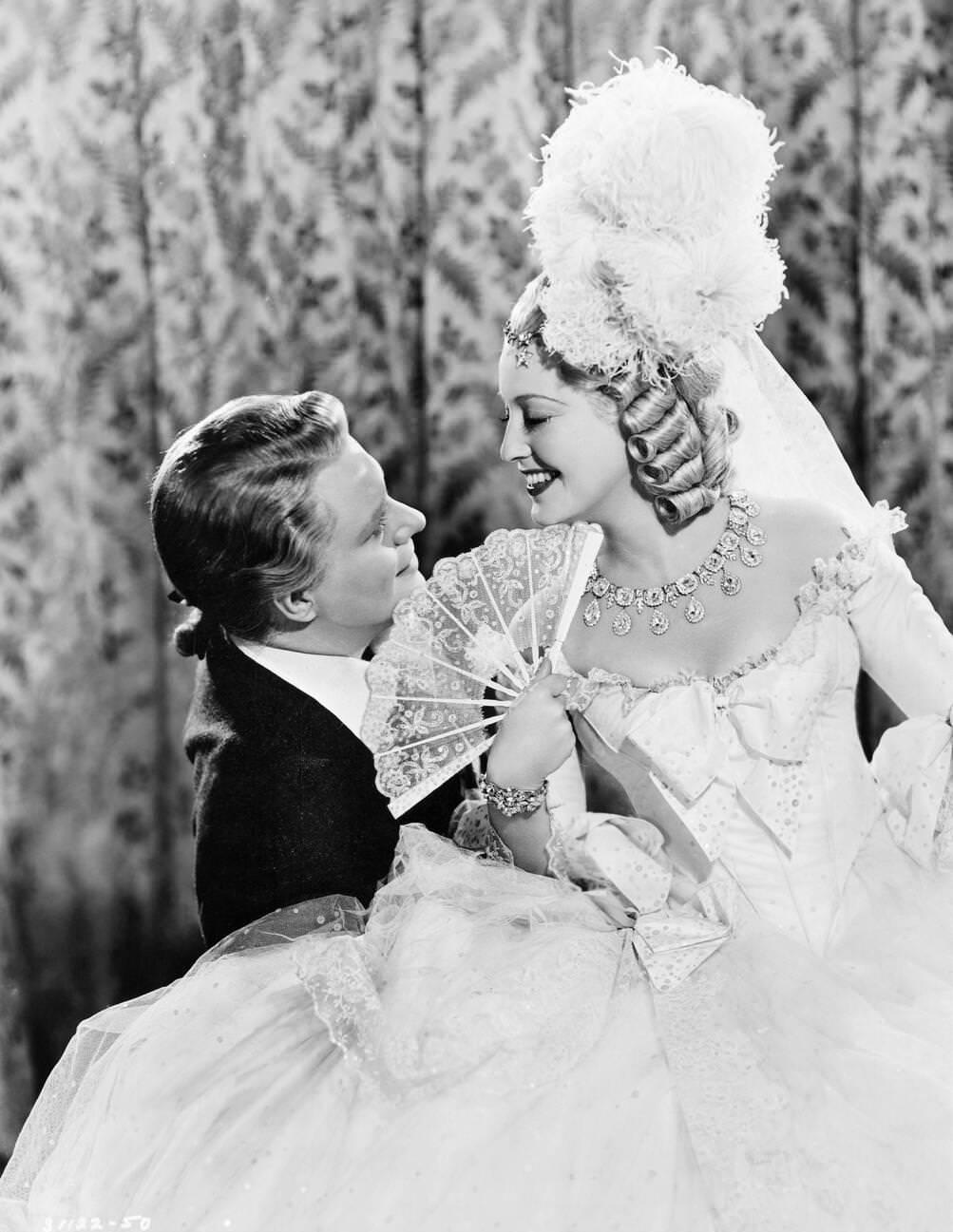 Nelson Eddy And Jeanette Macdonald In &Amp;Quot;New Moon,&Amp;Quot; 1940.