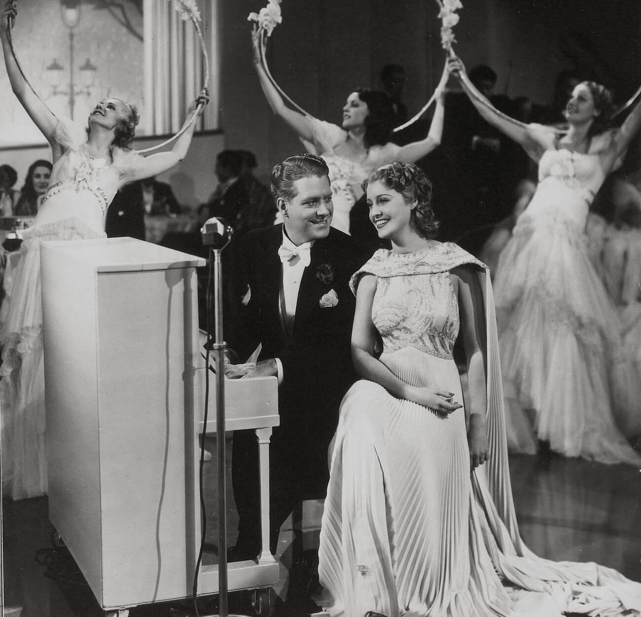 Jeanette Macdonald And Nelson Eddy In &Amp;Quot;Sweethearts&Amp;Quot; 1938