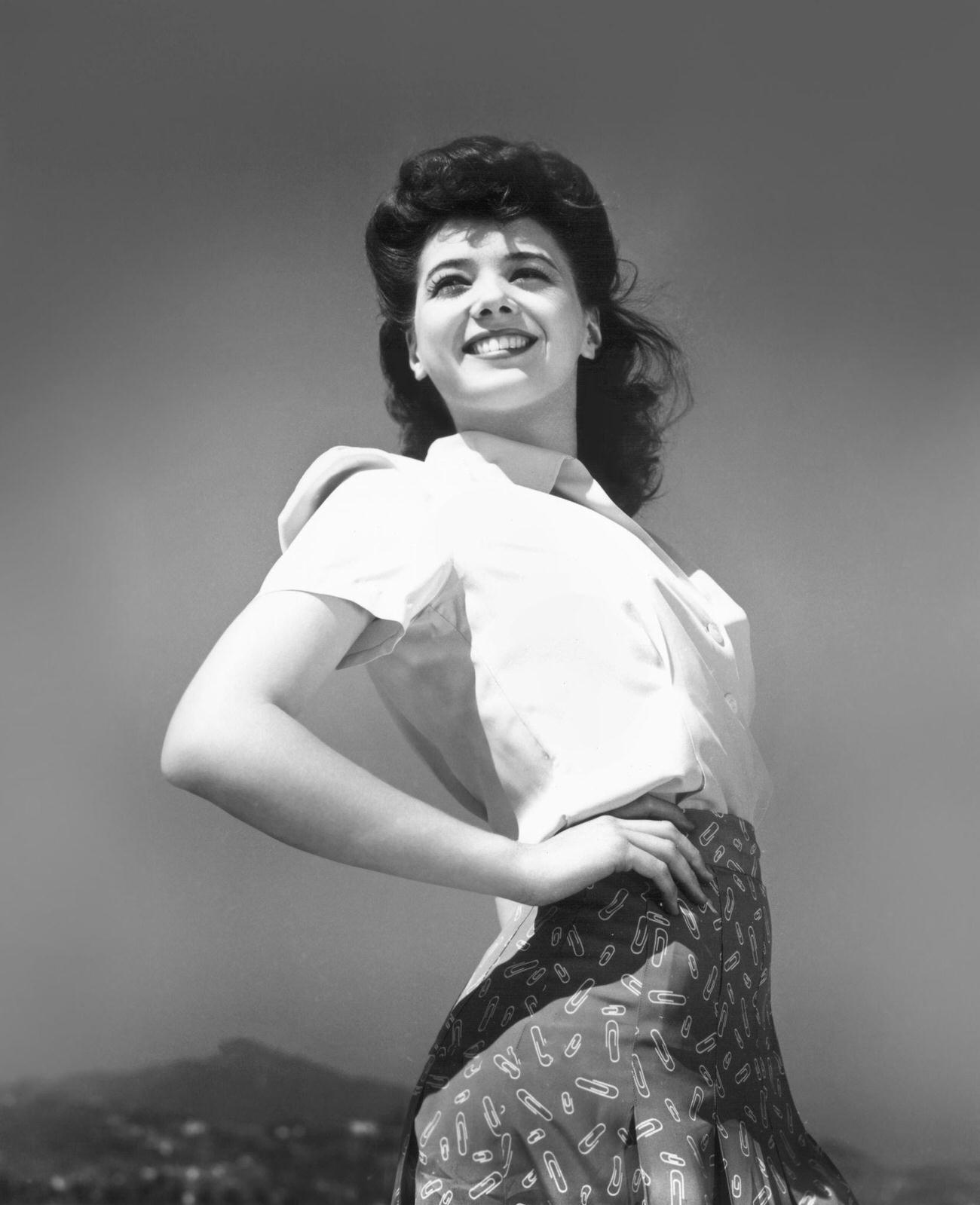 Jean Marie &Amp;Quot;Jeff&Amp;Quot; Donnell, Half-Length Publicity Portrait, Columbia Pictures, 1942.