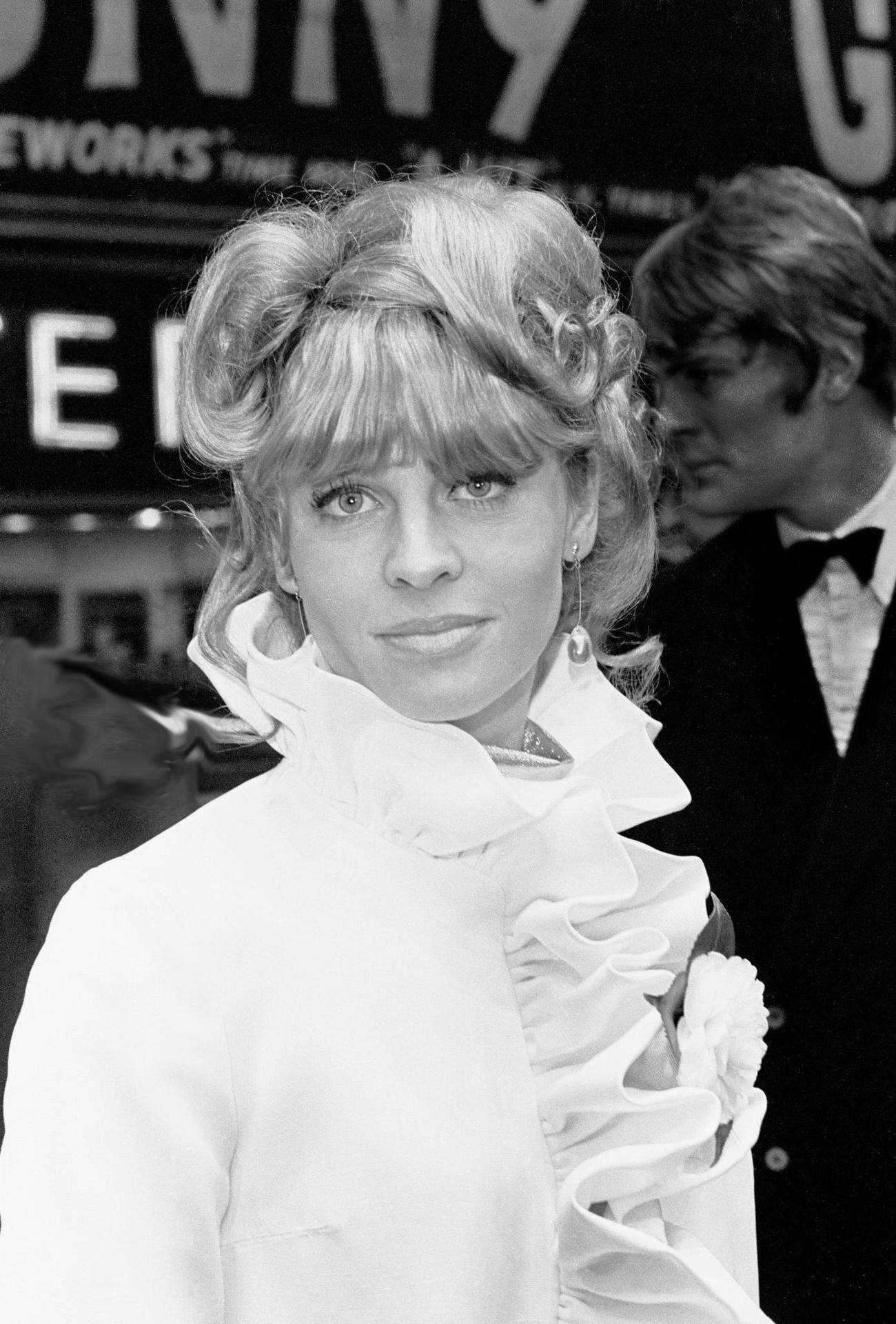 Julie Christie Posing For A Photo In New York, 1965.