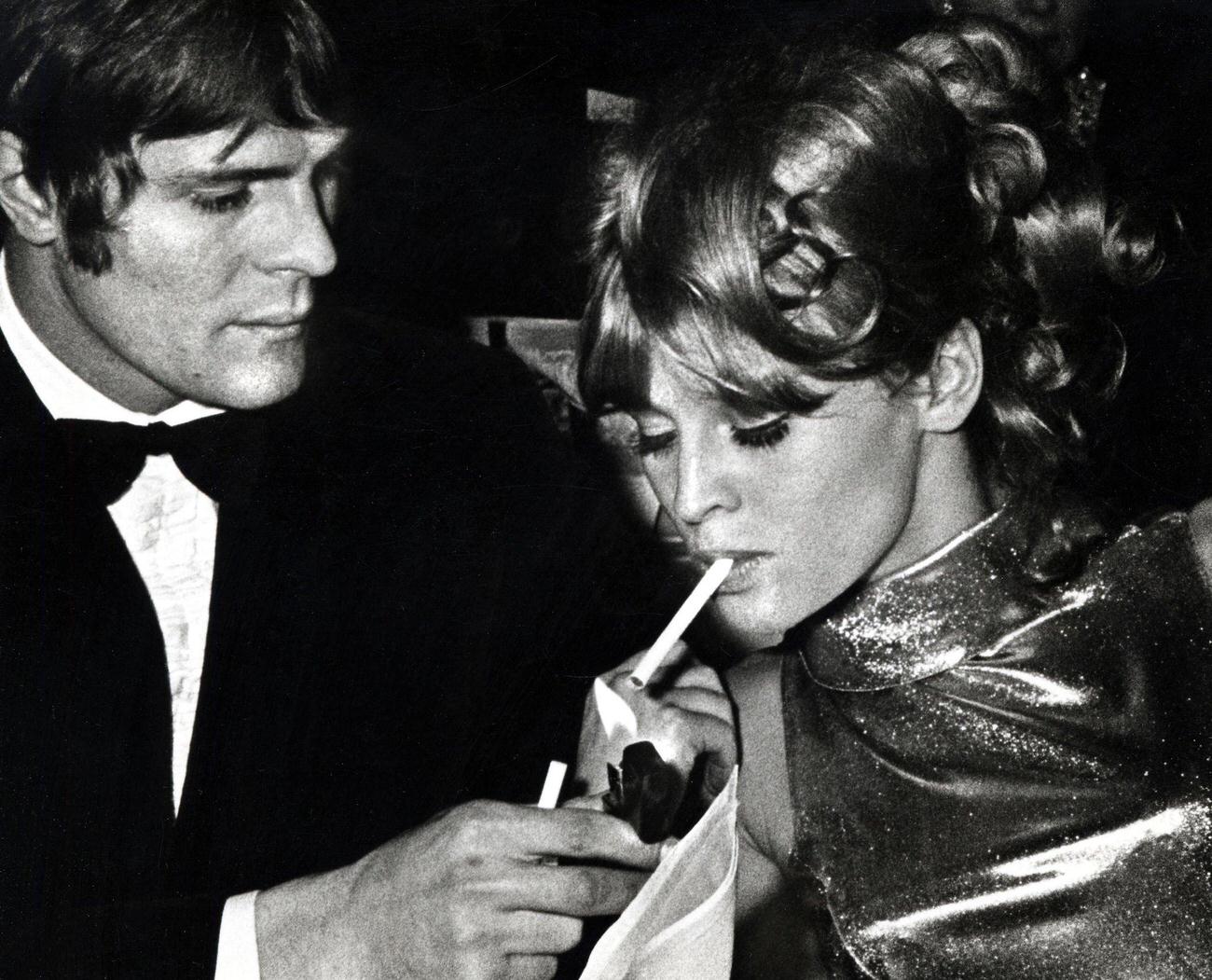 Julie Christie At The 'Dr. Zhivago' New York City Premiere Party, 1965.