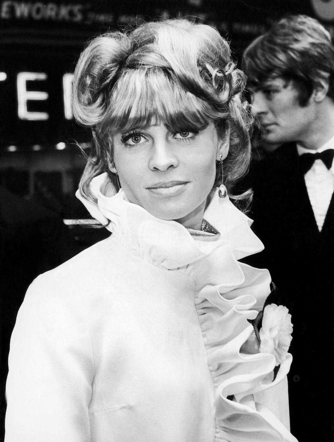 Julie Christie At The 'Doctor Zhivago' Premiere In New York, 1965.