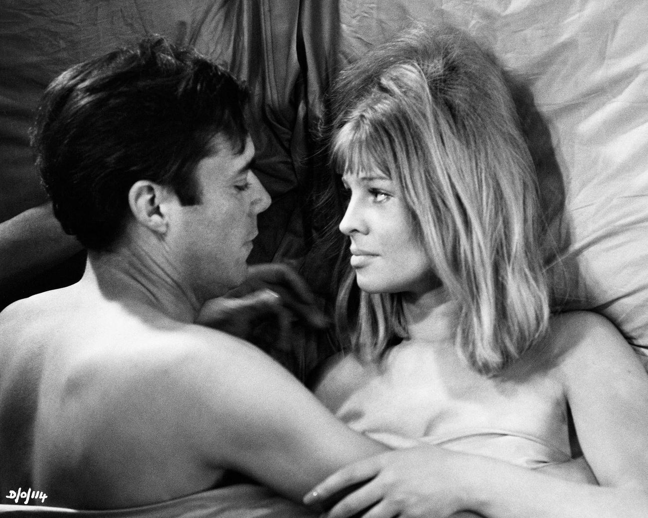 Julie Christie And Dirk Bogarde In A Scene From 'Darling', 1965.