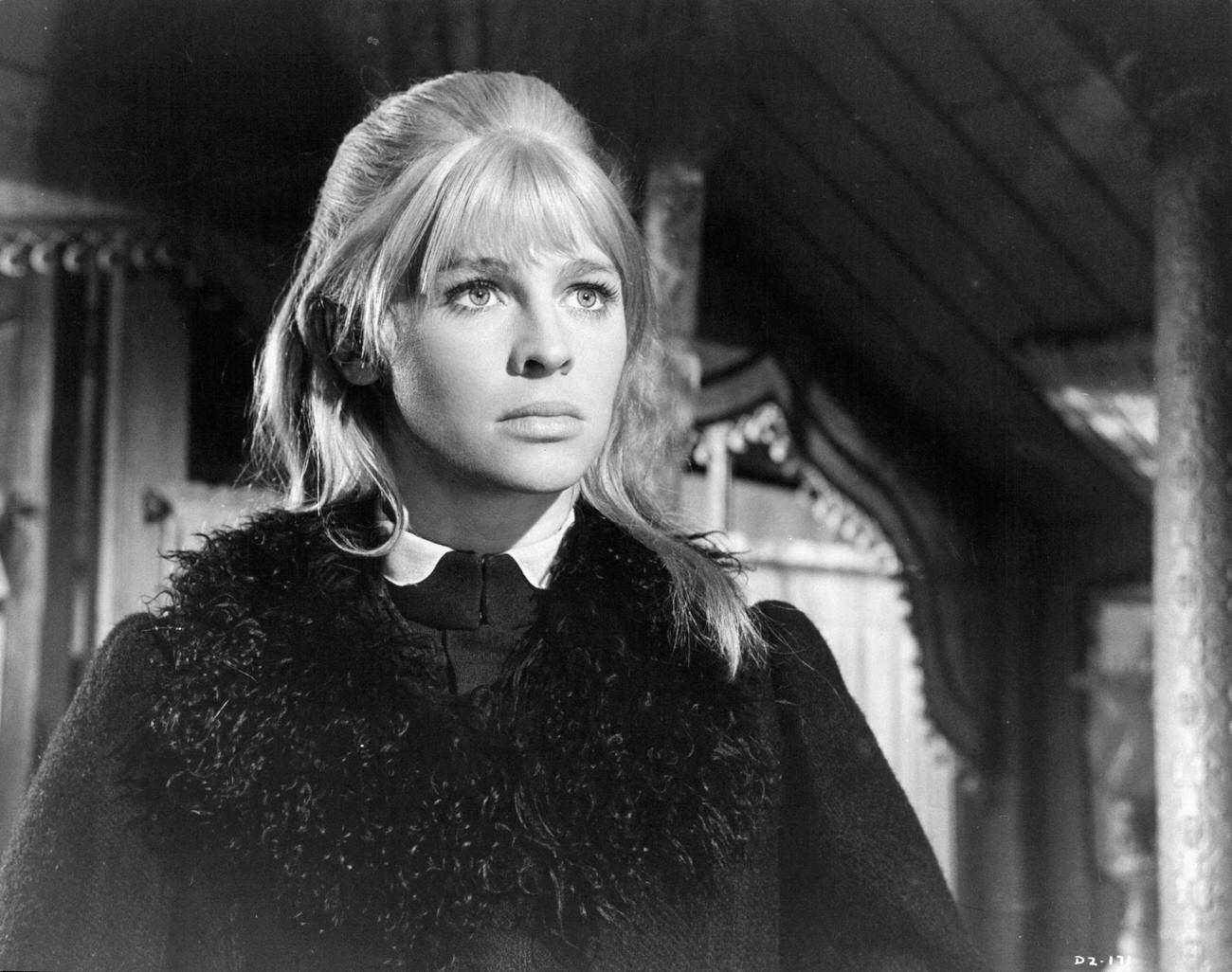 Julie Christie With A Serious Look In 'Doctor Zhivago', 1965.
