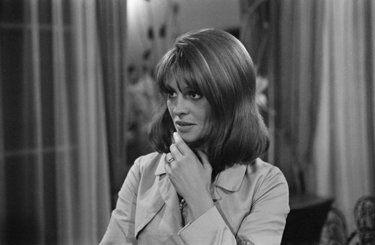 Julie Christie Attending A Fashion Show In Paris, France, 1966.