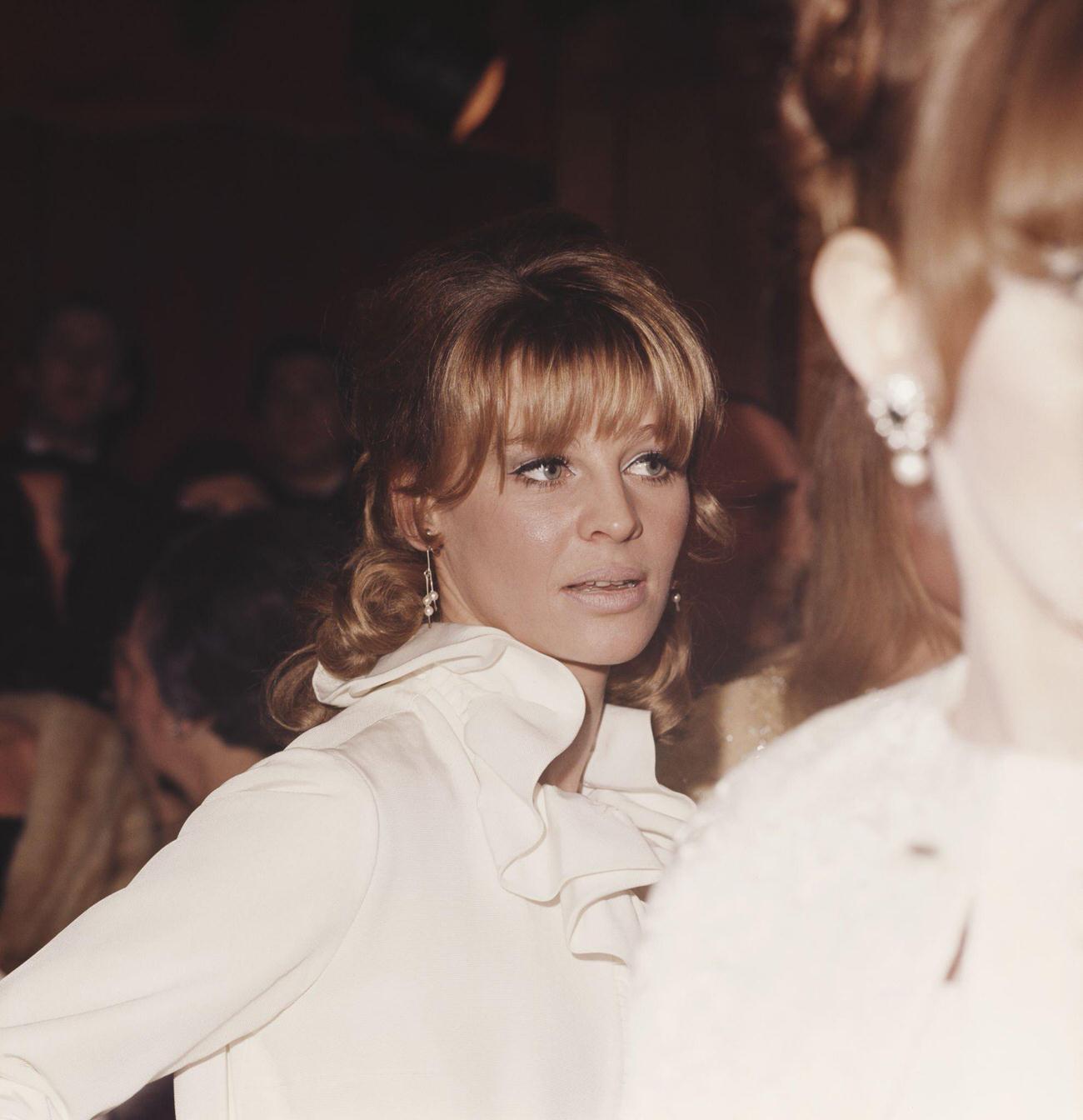 Julie Christie At The Royal Film Performance Of 'Born Free' In London, 1966.