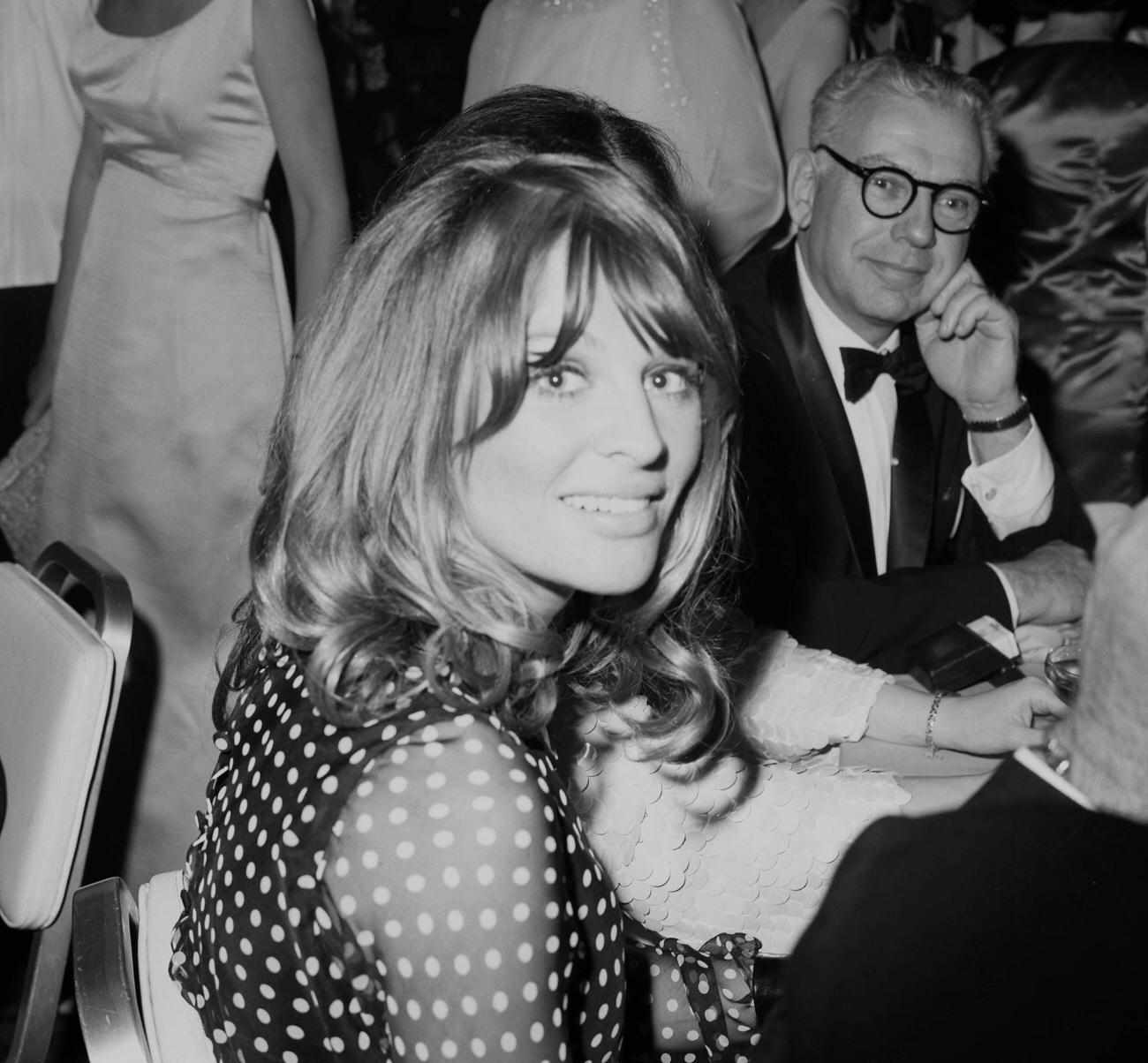 Julie Christie At A Party In Los Angeles, California, 1966.
