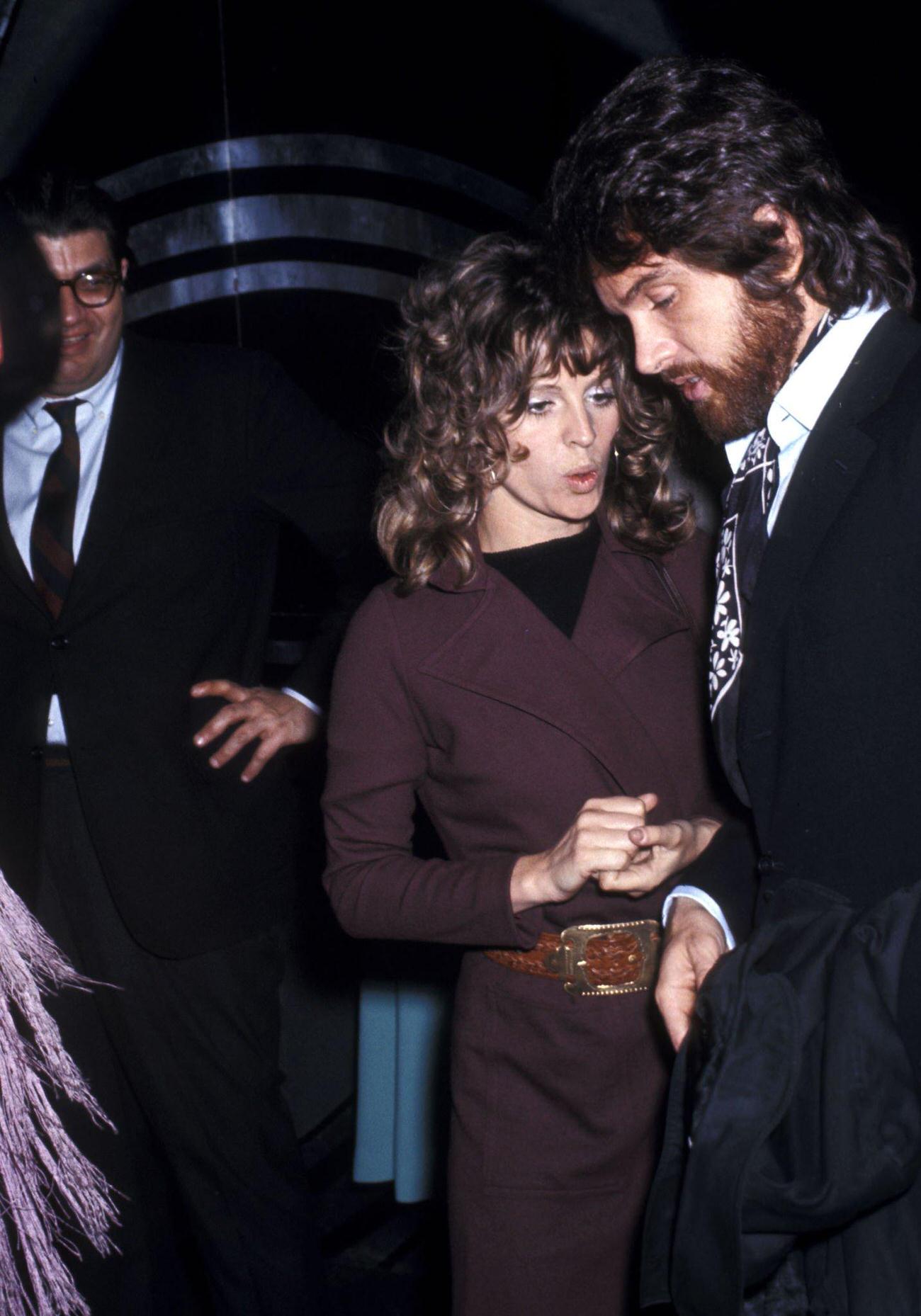 Julie Christie And Warren Beatty At The American Film Institute Benefit, May 27, 1970.
