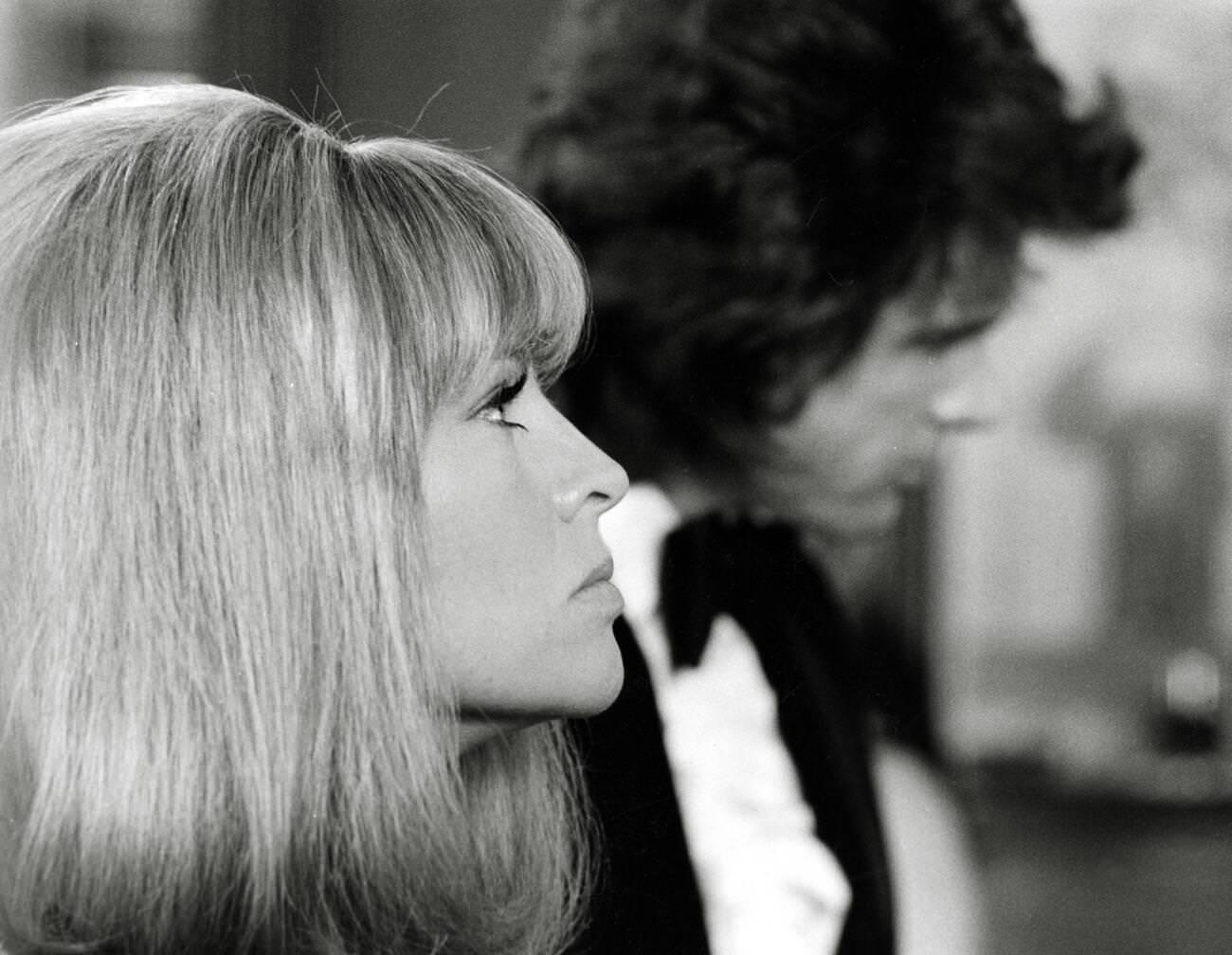 Julie Christie And Warren Beatty In 'Shampoo', 1975.