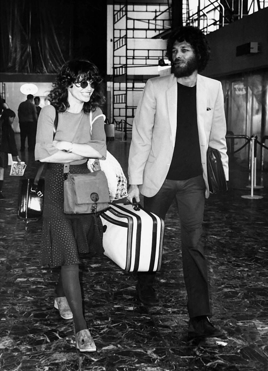 Julie Christie With Boyfriend Warren Beatty, 1971.