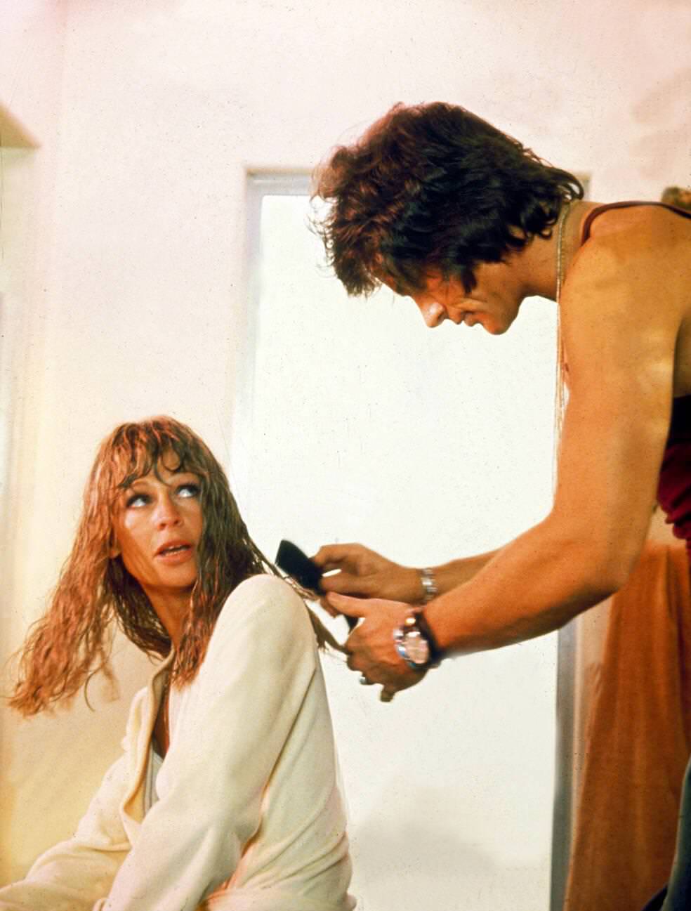 Warren Beatty And Julie Christie In 'Shampoo', 1975.