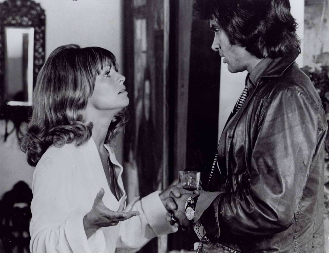 Warren Beatty With Julie Christie