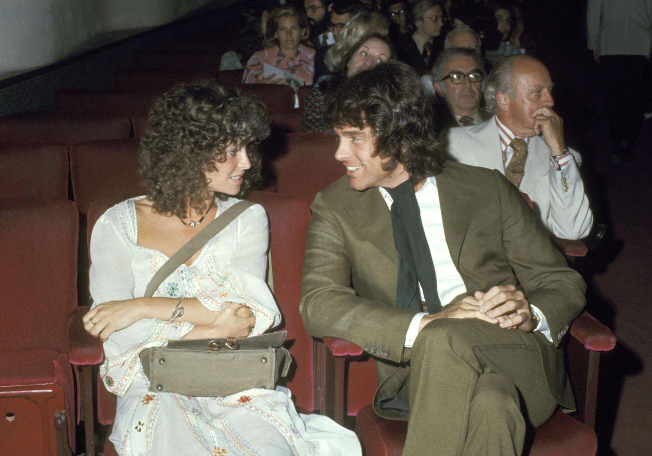 Warren Beatty And Julie Christie At The &Amp;Quot;Go-Between&Amp;Quot; Premiere In New York City, Date Unspecified.