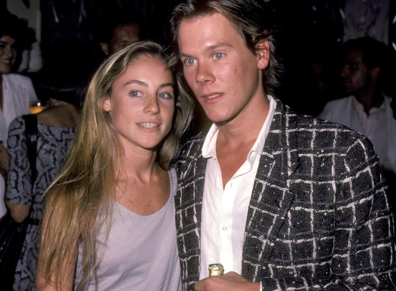 Tracy Pollan And Kevin Bacon At A Party Honoring Ilie Nastase And Alexandra King'S Engagement In New York City.