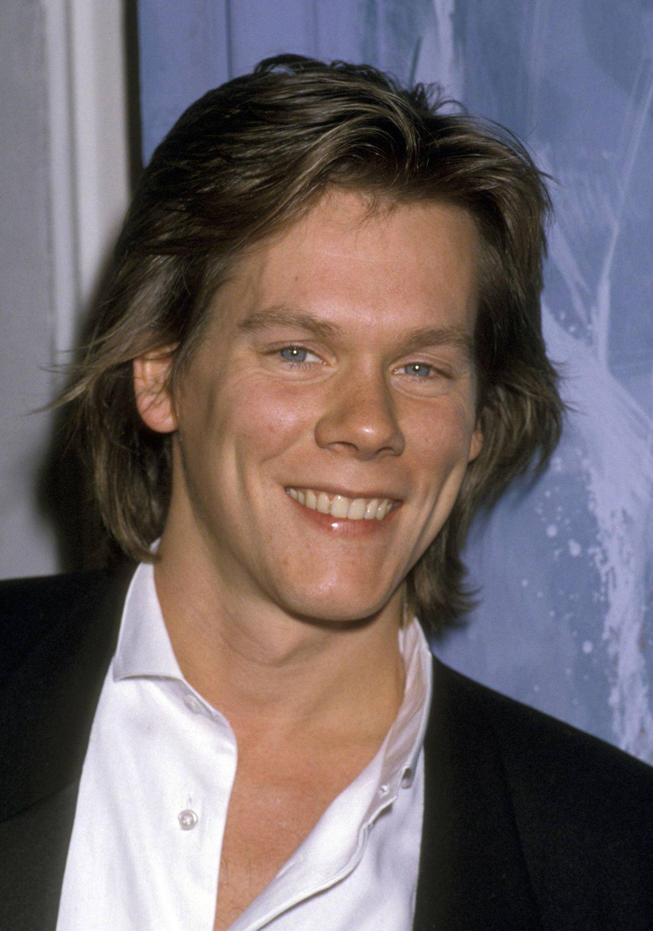 Kevin Bacon At The Pro-Peace Fundraiser, January 18, 1986, New York City.