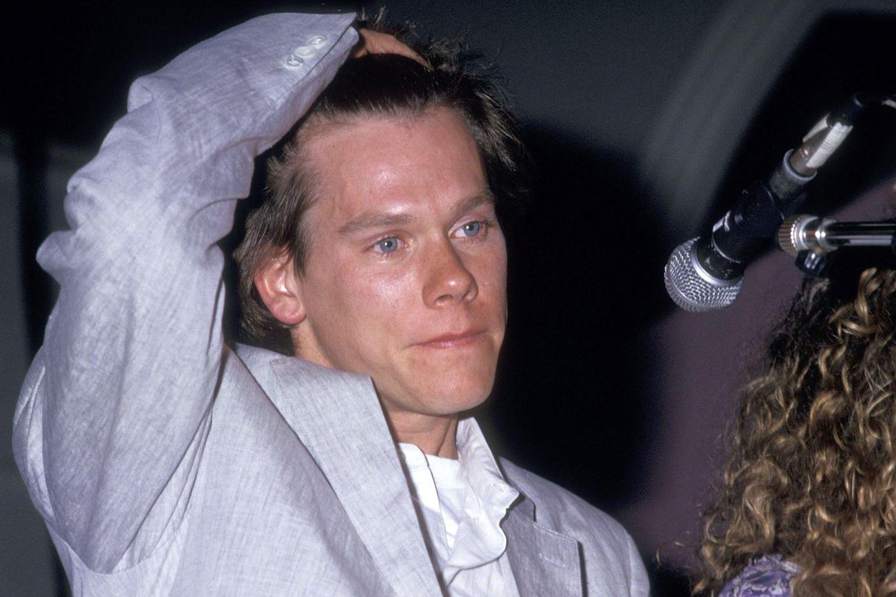 Kevin Bacon At The &Amp;Quot;Illuminations: An Aids Benefit&Amp;Quot; Revue, April 27, 1987, New York City.