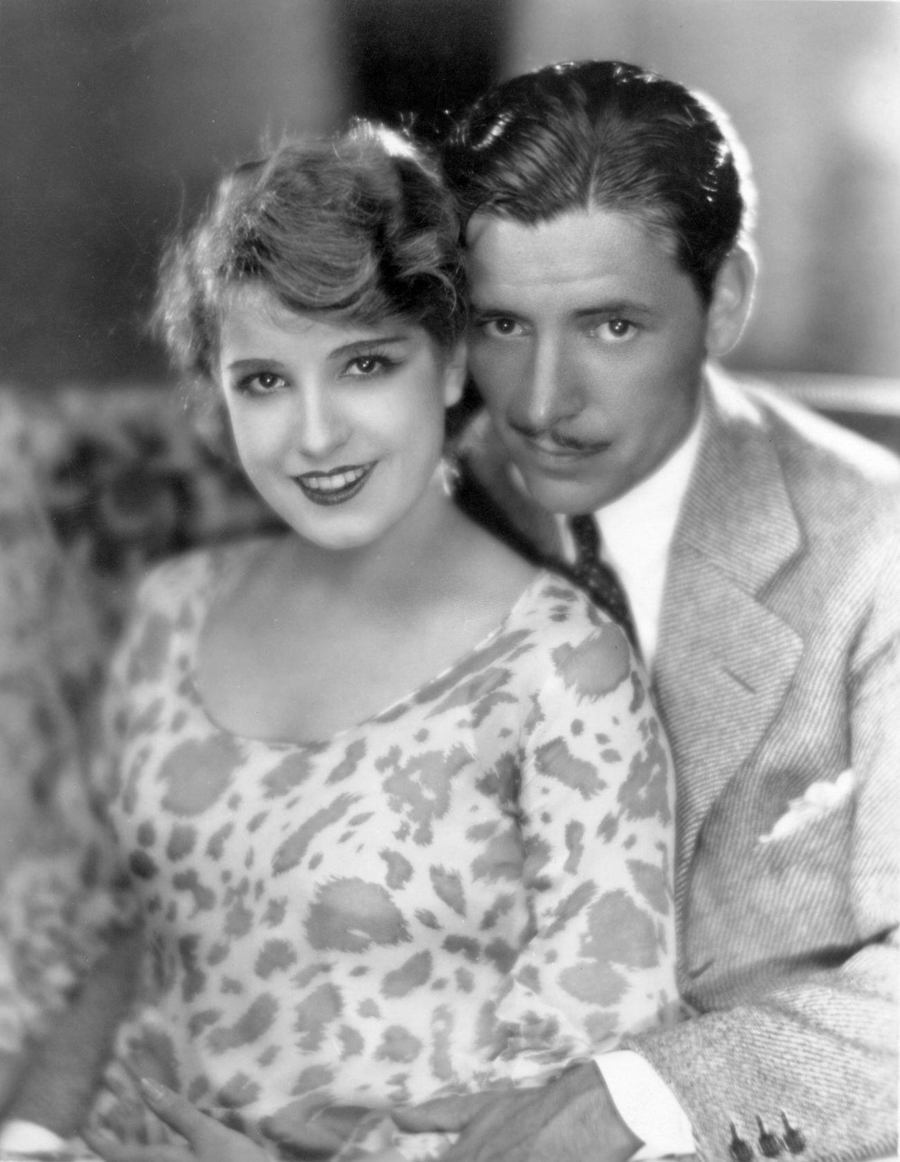 Lili Damita And Ronald Colman In 'The Rescue', 1929.