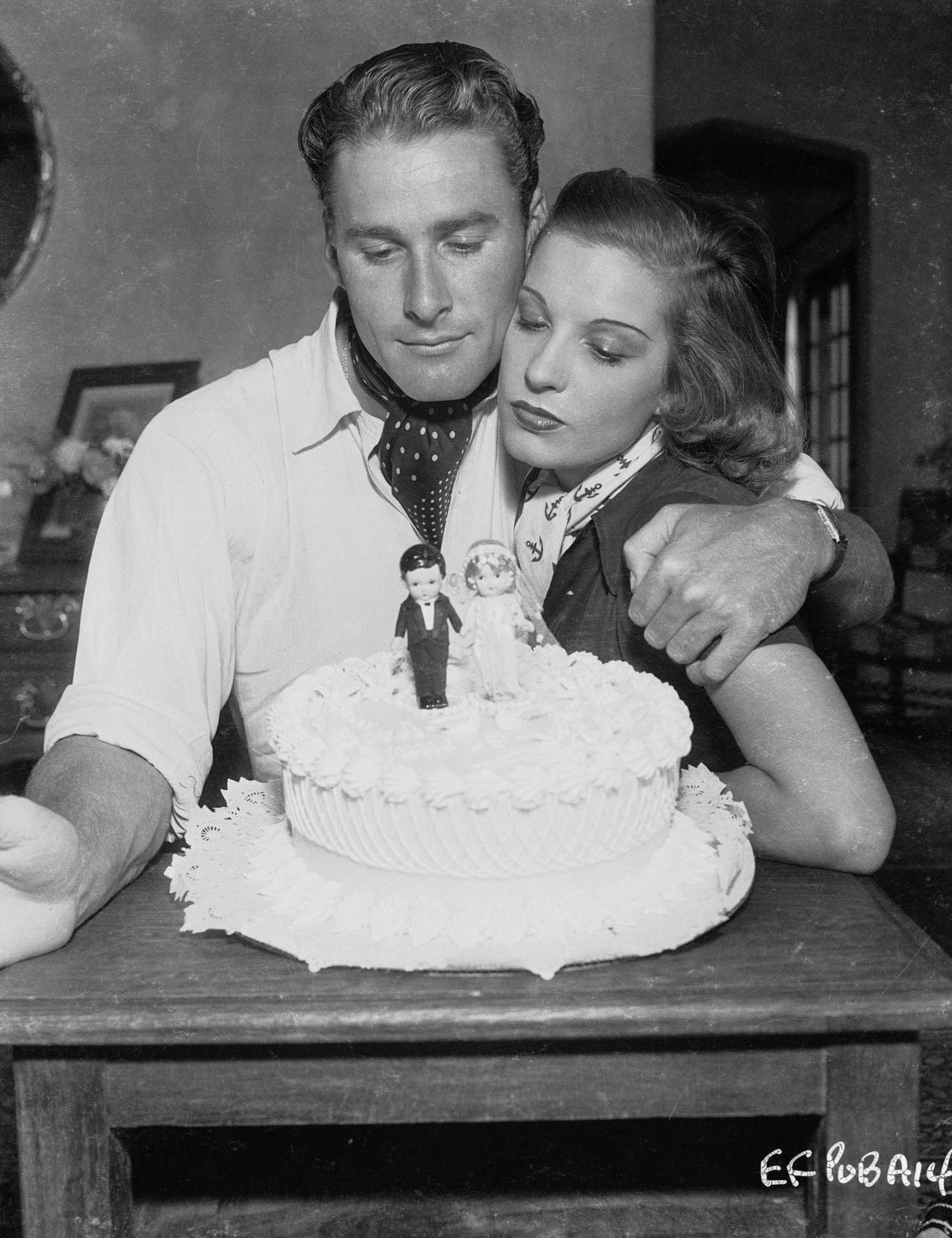 Errol Flynn And Lili Damita Wedding, 1935.