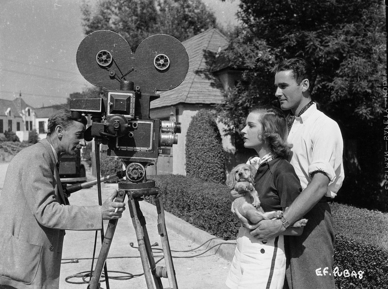 Errol Flynn And Lili Damita, Circa 1935.