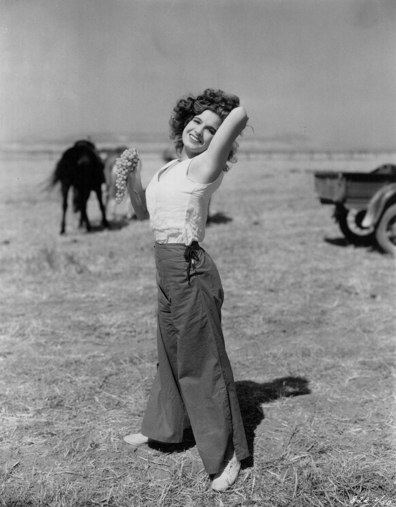 Lili Damita In 'Fighting Caravans', 1931.
