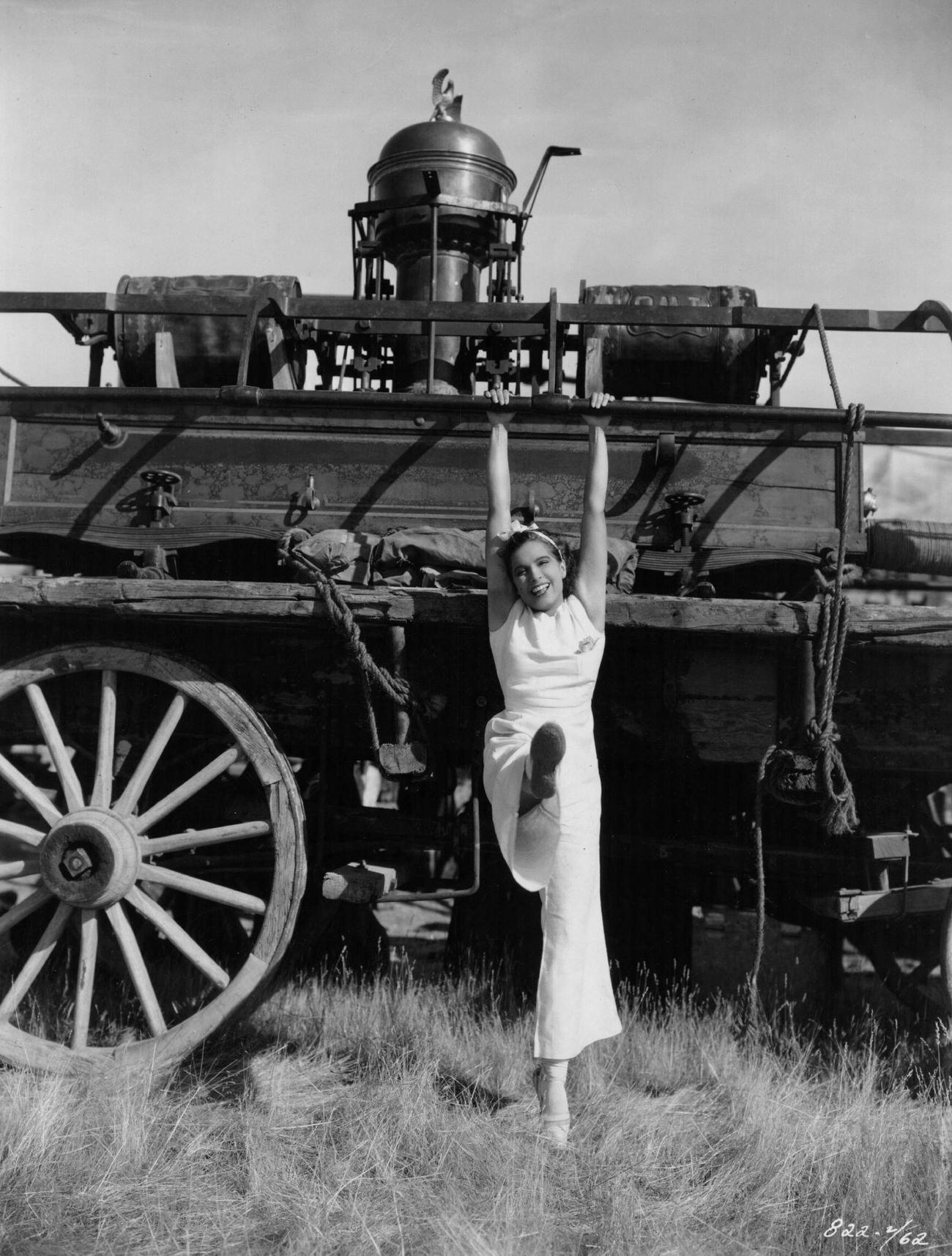 Lili Damita In 'Fighting Caravans', 1931.