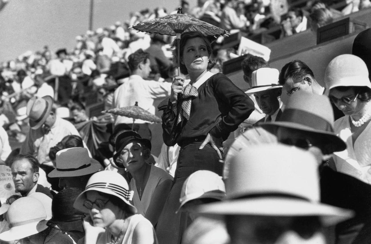 Lili Damita At The Olympic Games, Los Angeles, 9Th August 1932.