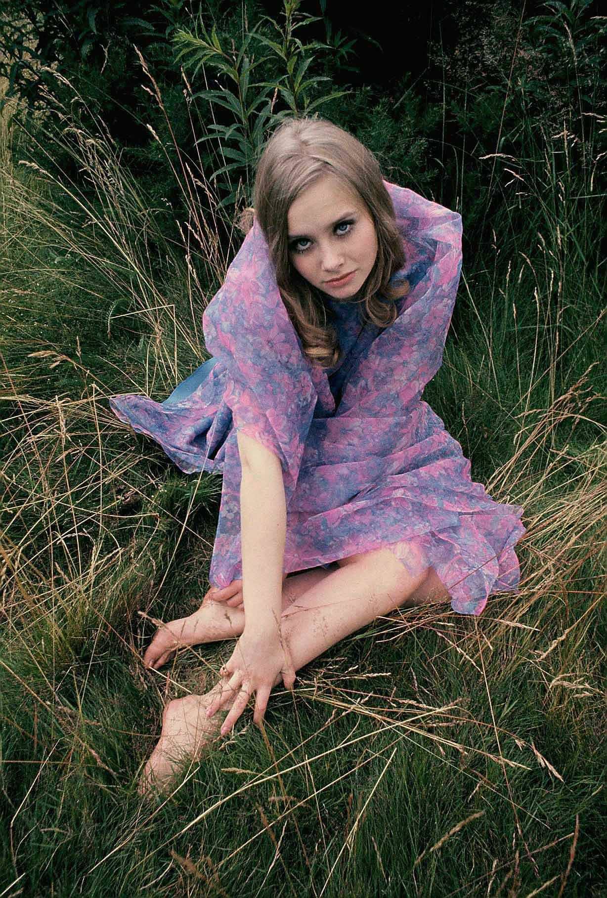 Linda Hayden, Star Of 'Baby Love', At Home, 1968.