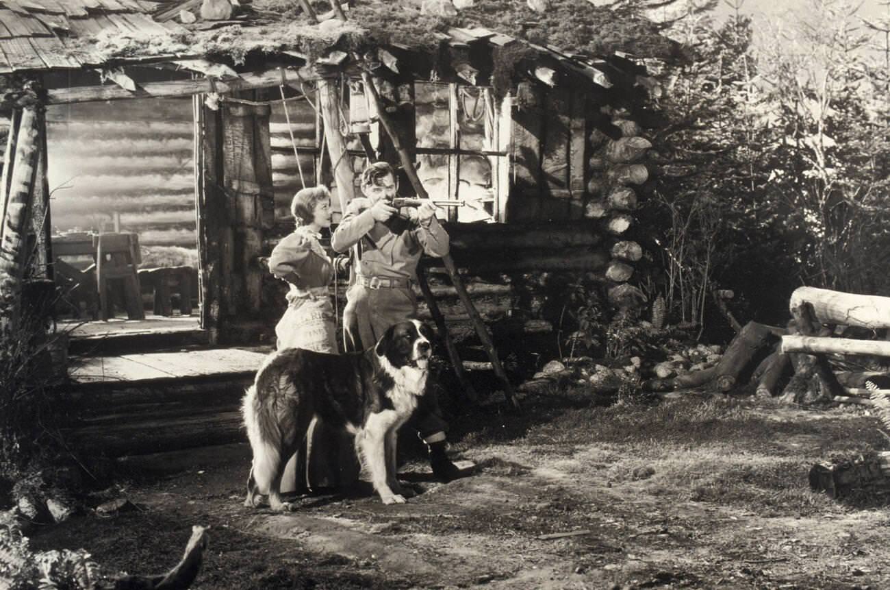 Clark Gable And Loretta Young In 'Call Of The Wild', 1935.
