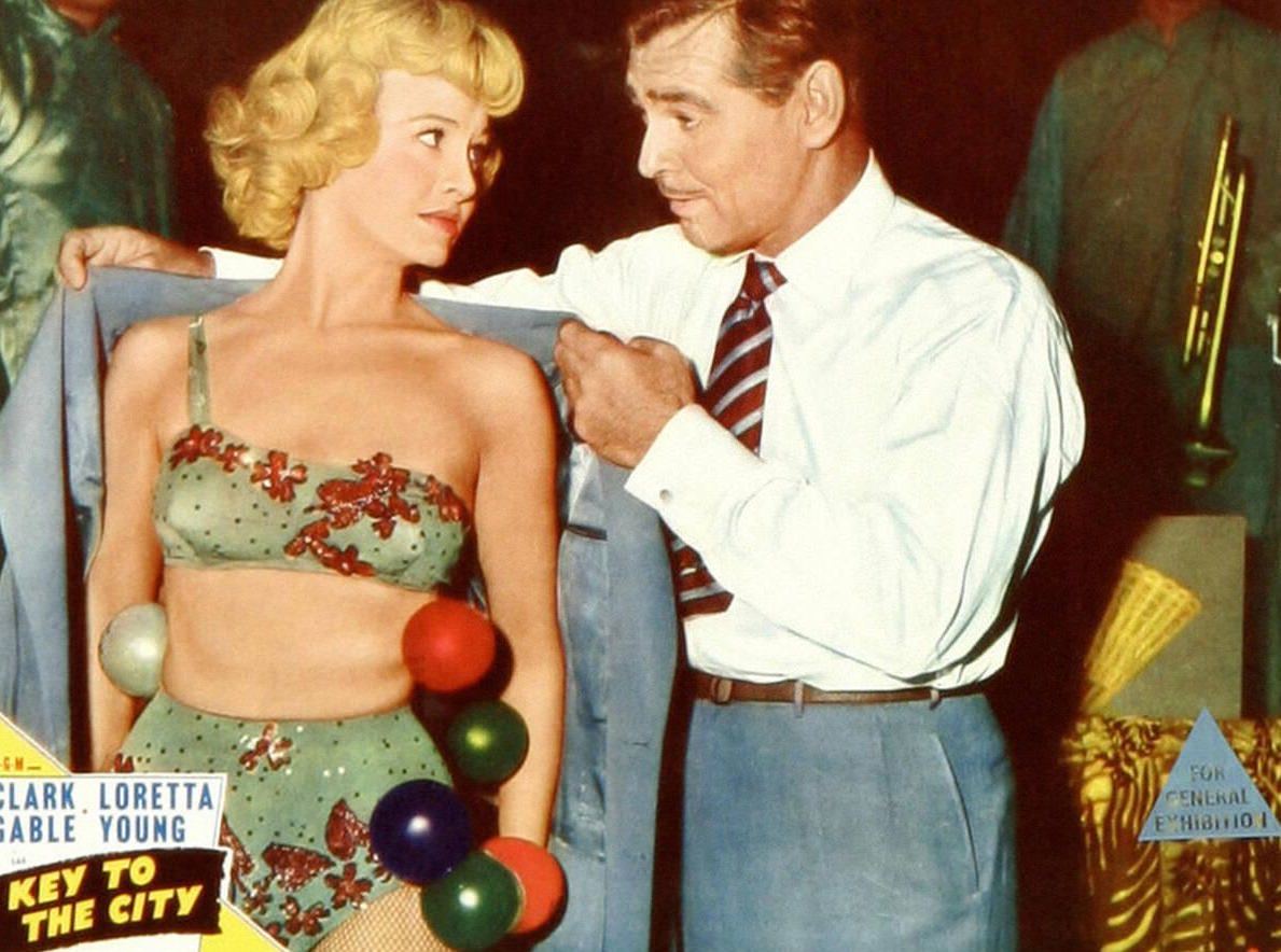 Clark Gable And Loretta Young In 'Key To The City