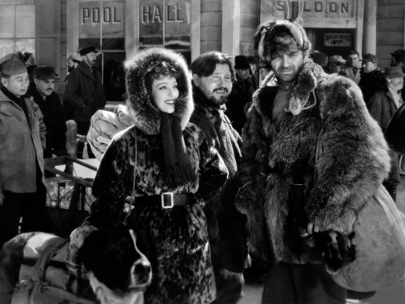 Clark Gable And Loretta Young In 'Goldfieber', Germany, 1937.