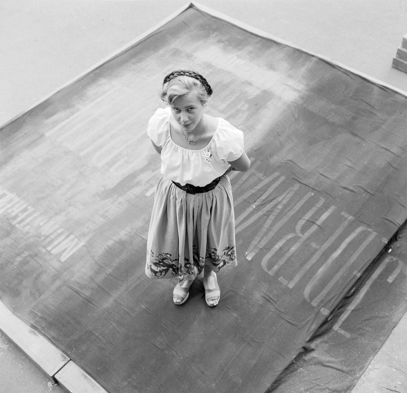 Maria Schell, Circa 1945.