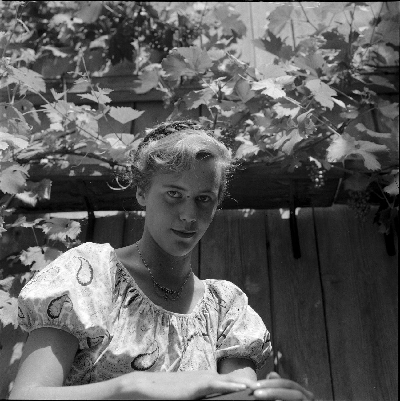 Maria Schell In &Amp;Quot;Ein Maedchen Traeumt&Amp;Quot;, Kammerspiele, Vienna, 1948.
