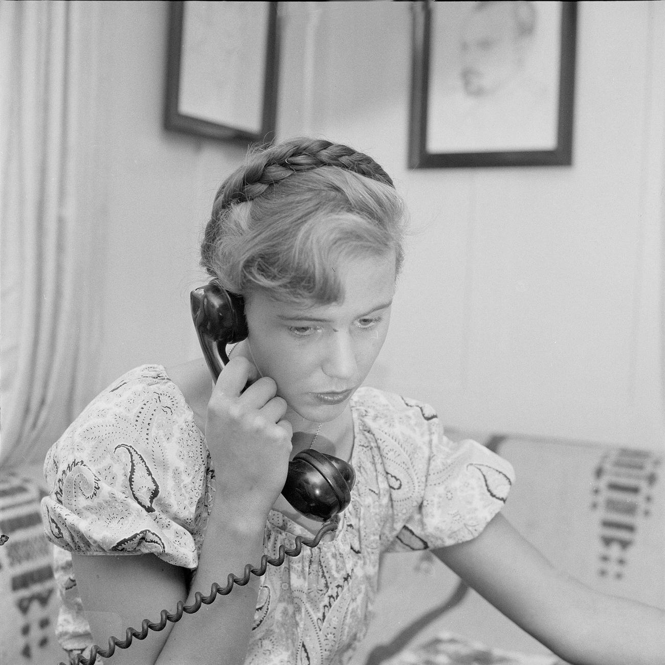 Maria Schell, Swiss Actress, 1950.