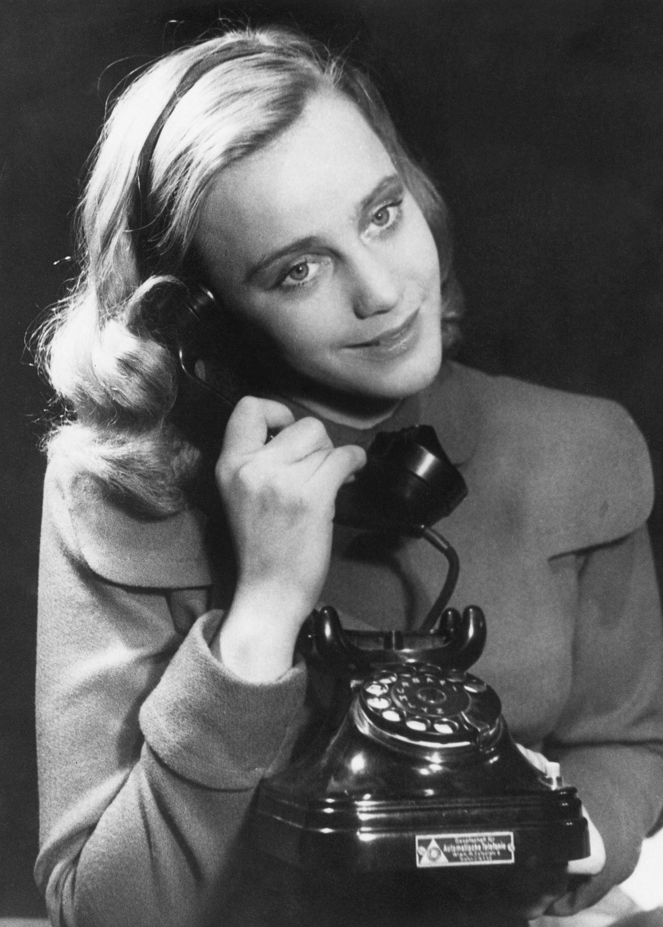 Maria Schell In A Scene From &Amp;Quot;Dr. Holl&Amp;Quot;, West Germany, 1951.