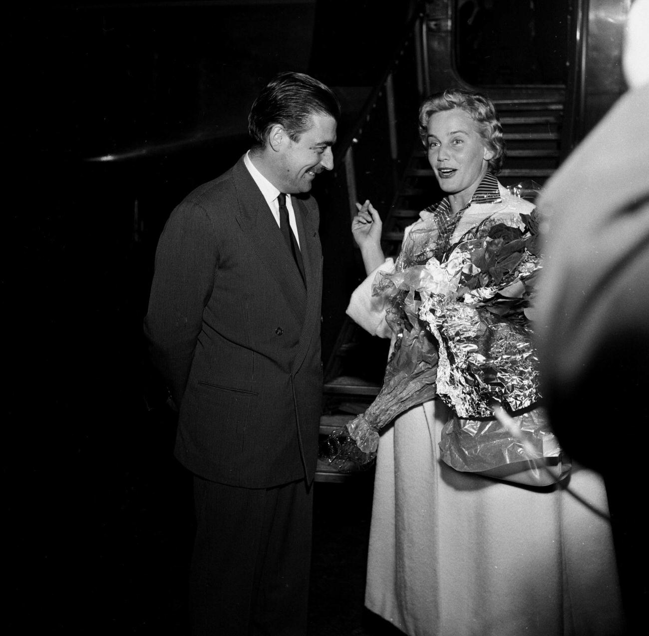 Maria Schell In A Scene From &Amp;Quot;Tagebuch Einer Verliebten&Amp;Quot;, West Germany, 1953.