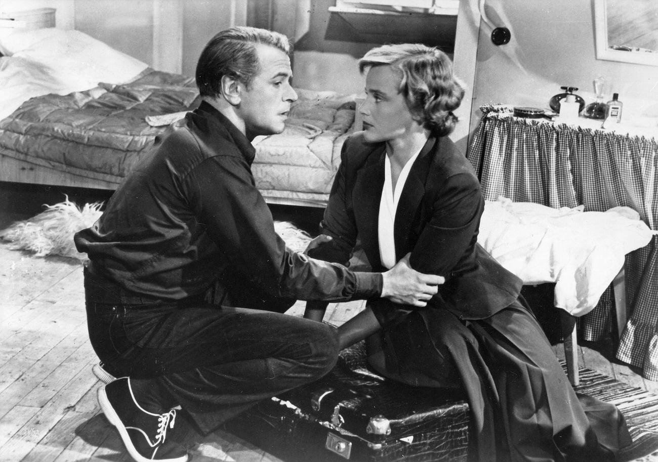 Maria Schell With Horst Haechler In &Amp;Quot;Die Letzte Bruecke&Amp;Quot;, Austria, 1954.