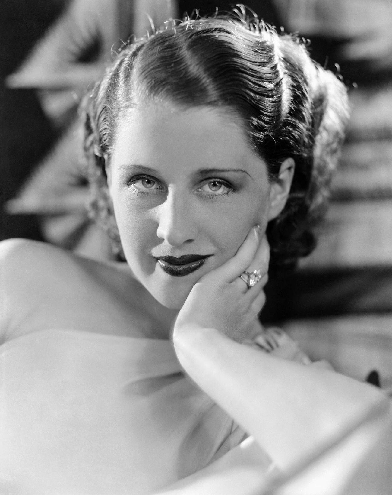 Norma Shearer, Glamorous American Actress.