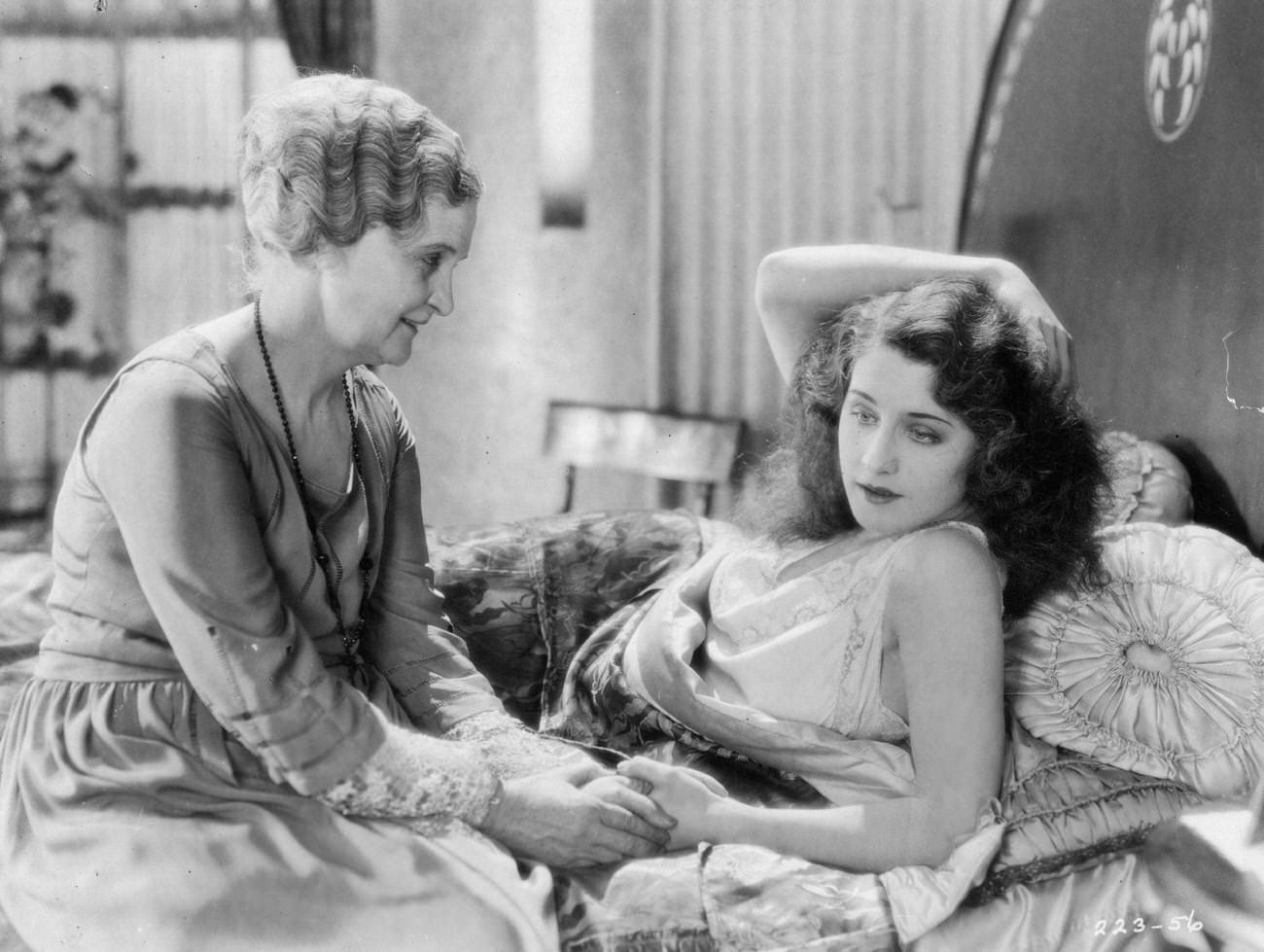 Norma Shearer And Mary Carr In &Amp;Quot;Nothing To Wear&Amp;Quot; (Aka 'Slave Of Fashion'), 1925.