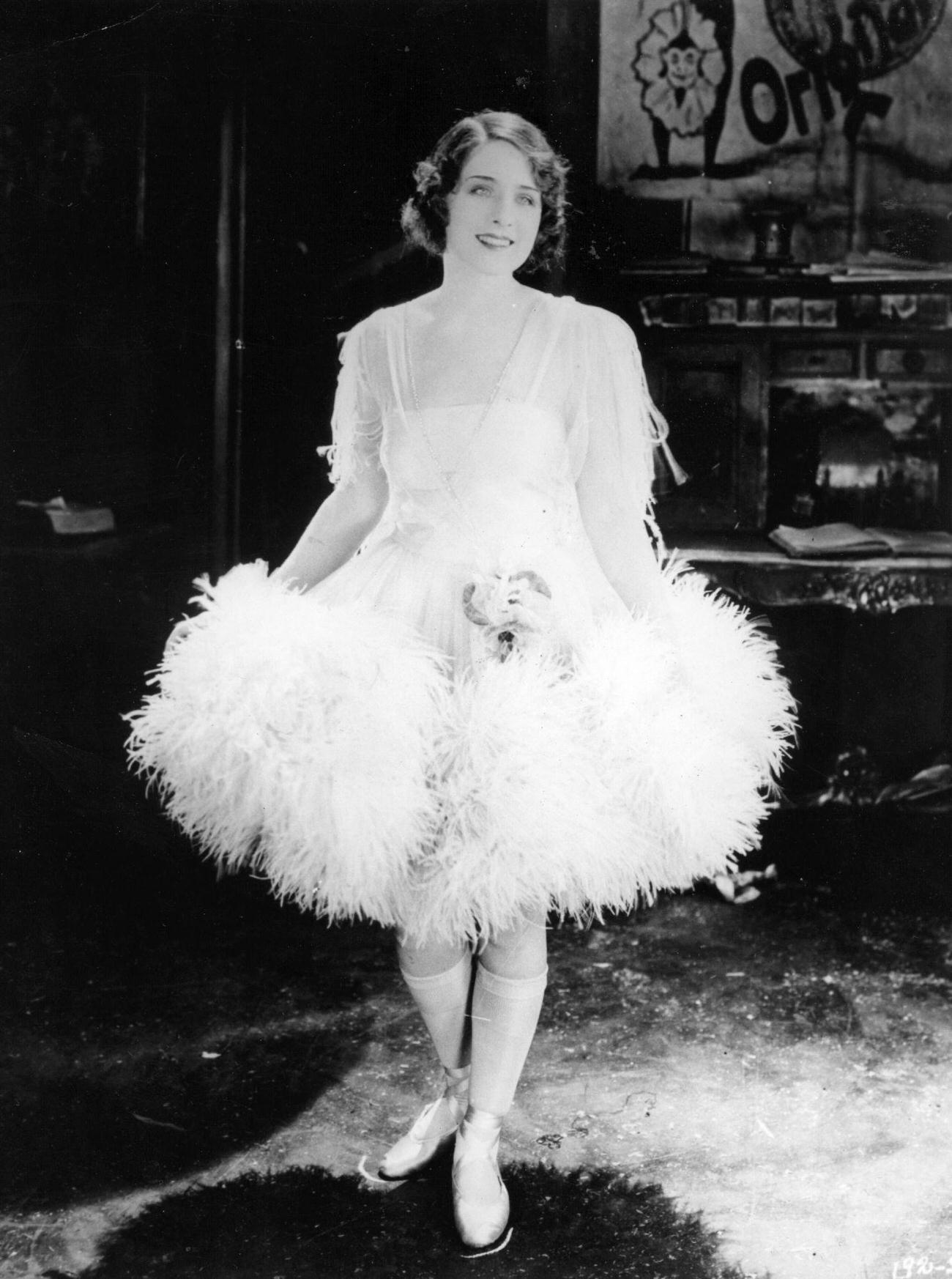 Norma Shearer, Canadian-Born Actress In Silent Films And Talkies Such As 'Private Lives', Circa 1925.