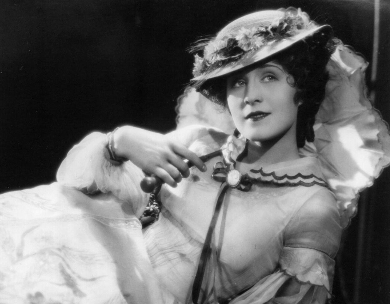 Norma Shearer Plays Actress Rose Trelawny In Mgm'S 'The Actress,' 1928.