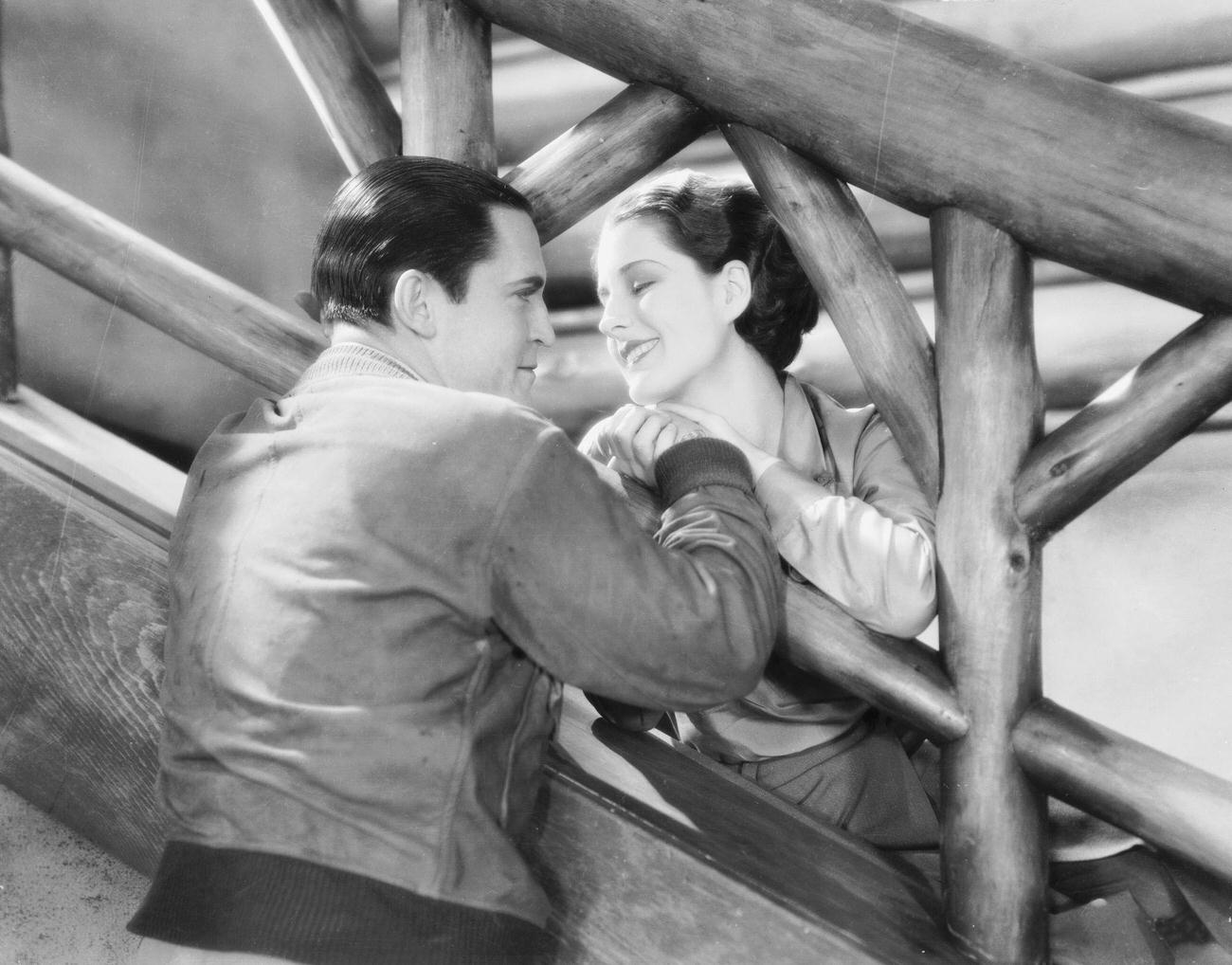 Chester Morris And Norma Shearer In 'The Divorcee', 1930.