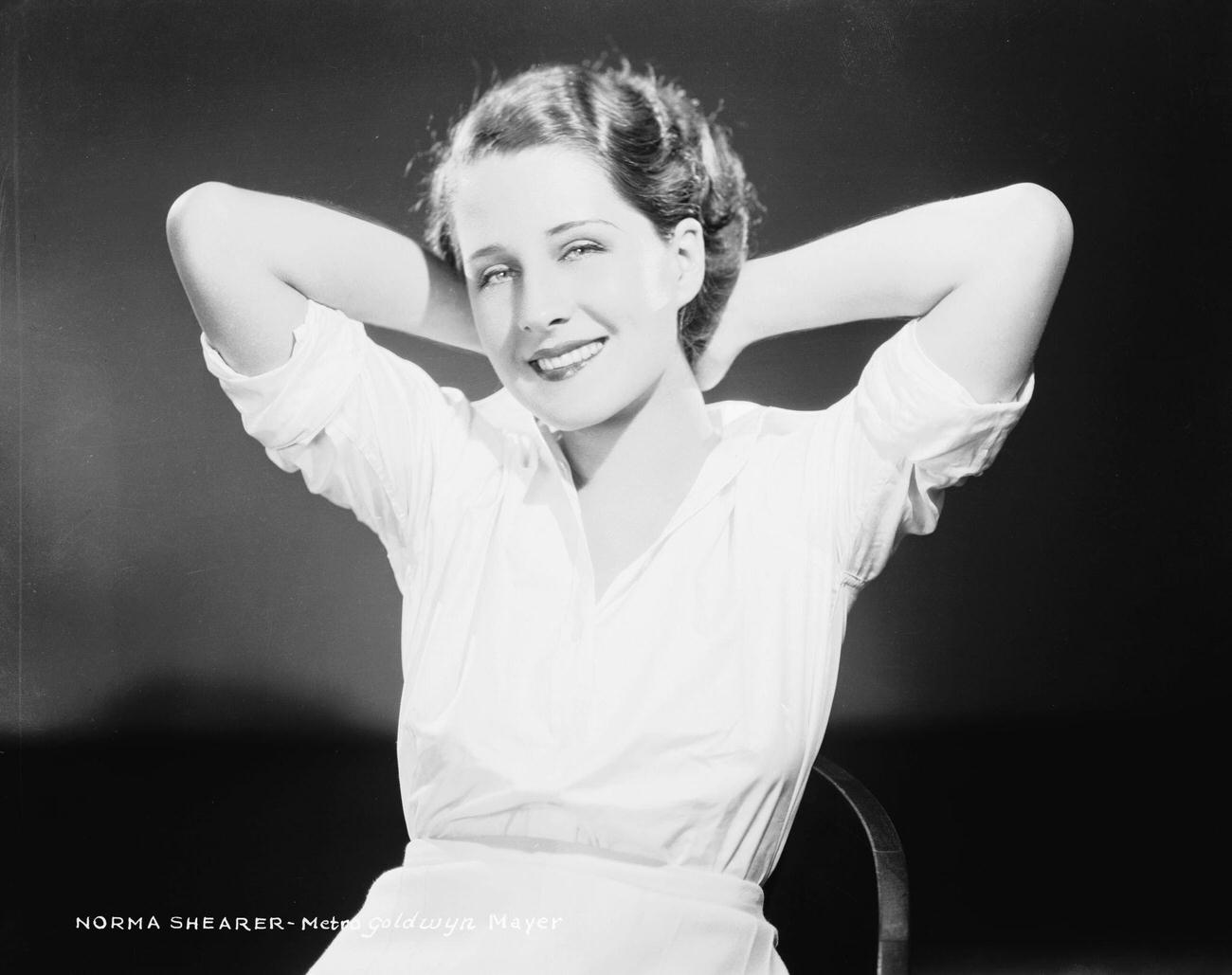 Norma Shearer Stretching Languorously, Circa 1930.