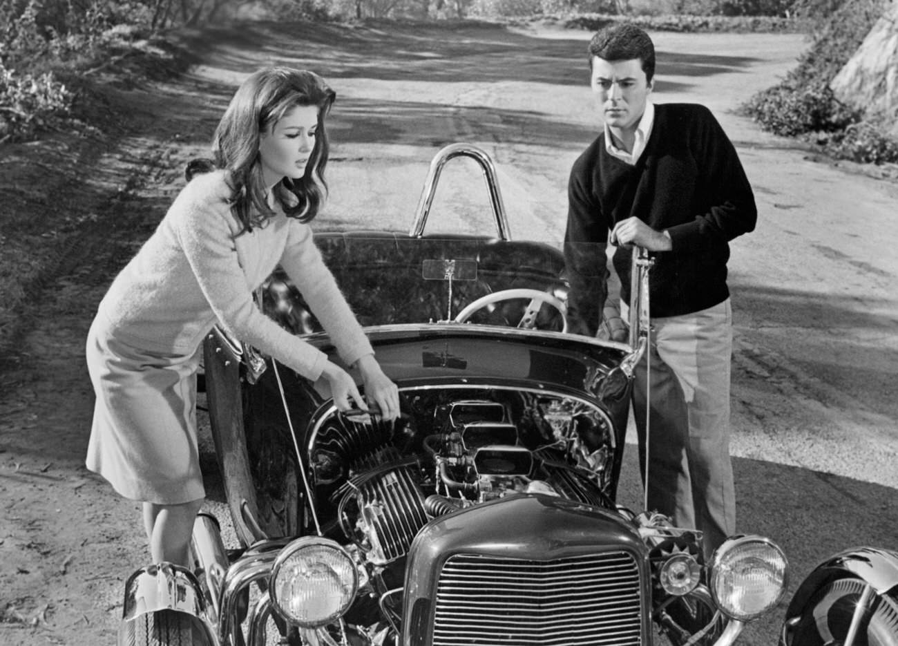 Pamela Tiffin And James Darren In 'The Lively Set', 1964.